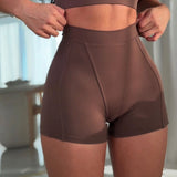 Core High-Waist Casual Style Hot Shorts Belly Wrap Tight Slim Outdoor Running Fitness Yoga Shorts