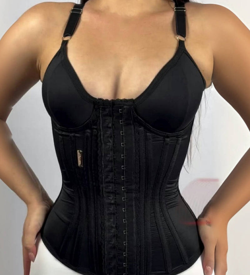 Girdles Colombianas Lace Trimmed Underwire Corset Tummy Control Waist Trainer