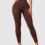 High Waist Ribbed Seamless Hip Lift Yoga Leggings