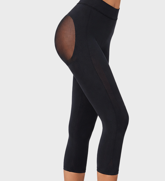 Invisible High Waisted Butt Lifting Capri Shaper Pants