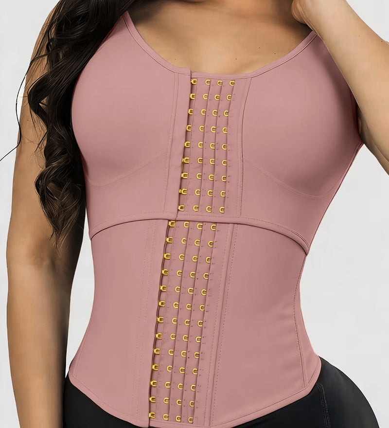 High Compression Corset Tank Top Built-in Bra Waist Trainer