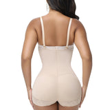 Sorelyne® Heart Pattern Zipper Briefs Shapewear Bodysuit (Pre-Sale)