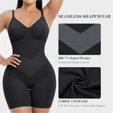 V-shaped Tummy Control Shapewear Zip-up Bodysuit