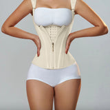 Waist Trainer for Women Body Shaper Corset Vest Tank Top with Steel Bones