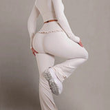 Ballet Ruffled Flare Leggings
