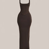 Hourglass Figure Body Shaper The Corset Maxi Dress Two-Piece Set