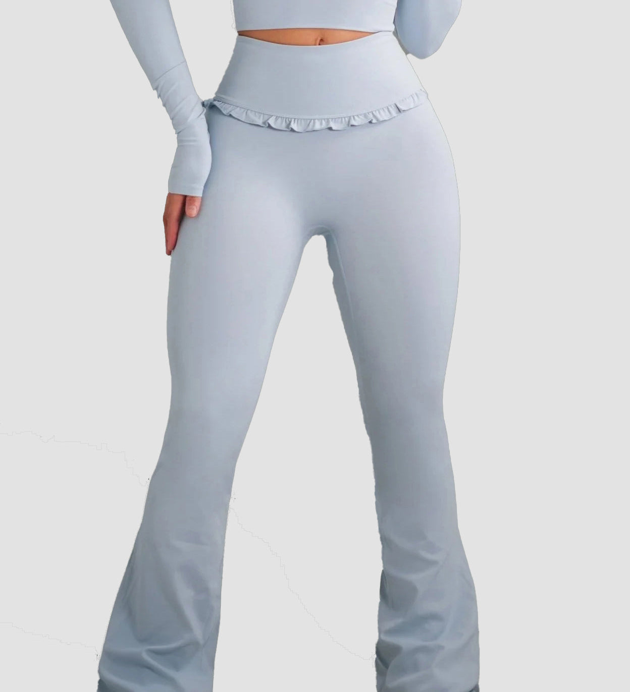 Ballet Ruffled Flare Leggings