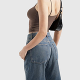 Adjustable Thin Strap Square Neck Padded Seamless Cami Tank Top