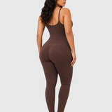 High Compression Front Zip Full Length Bodysuit Shapewear