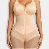 Zipper Tummy Control & Butt Lifter Shapewear Bodysuit