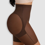 High Waist Mid-Thigh Breathable Mesh Butt Lifting Shorts