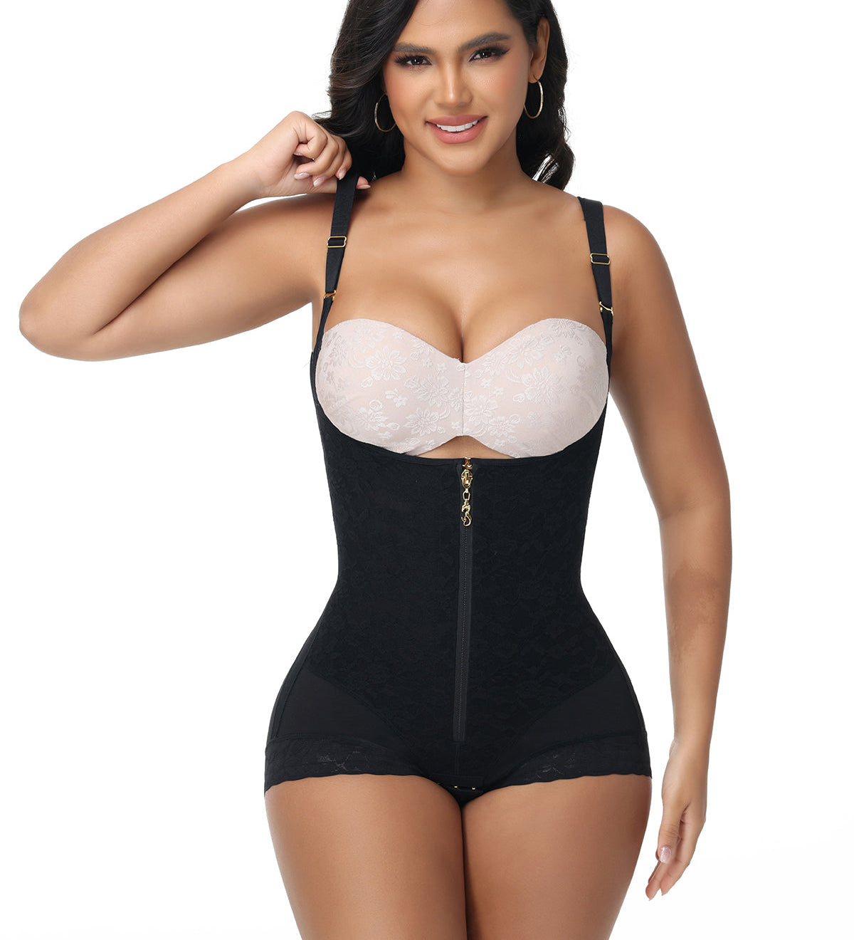 Sorelyne® Girdles Colombianas Lace Front Open Bust Body Shaper (Pre-Sale)