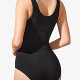 Women's Seamless Round Neck Tummy Control Briefs Bodysuit