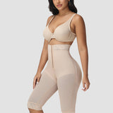 Sorelyne® High Waisted Lace Trim Tummy Control Thigh Slimmer
