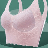 Plus Size Breathable Tank Top Push up Bra Side Smoothing