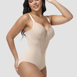 Sorelyne® Sexy Lace Floral Hip Lift Shapewear Bodysuit