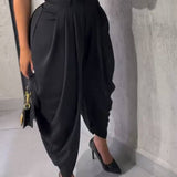 Sorelyne® Leisure High Waisted Pleated Wide Leg Harem Pants