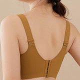 Thin Breathable Wire Free Double Lift Anti Sagging Minimizer Bra