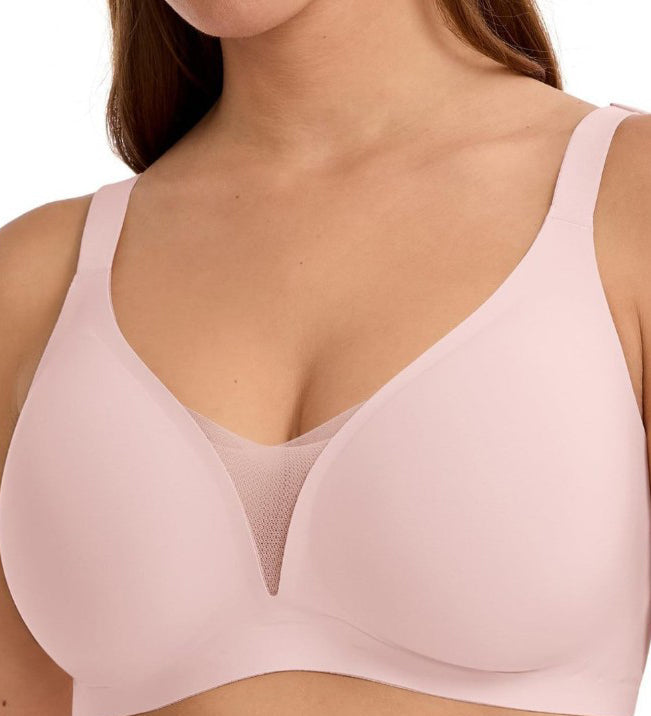 Women's Deep V Seamless Push Up Wire Free Comfort Bra