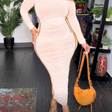 Sexy Breathable Off Shoulder Slim Fit Dress for Women
