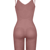 Seamless Backless Mid Length Tummy Control Shapewear Bodysuit