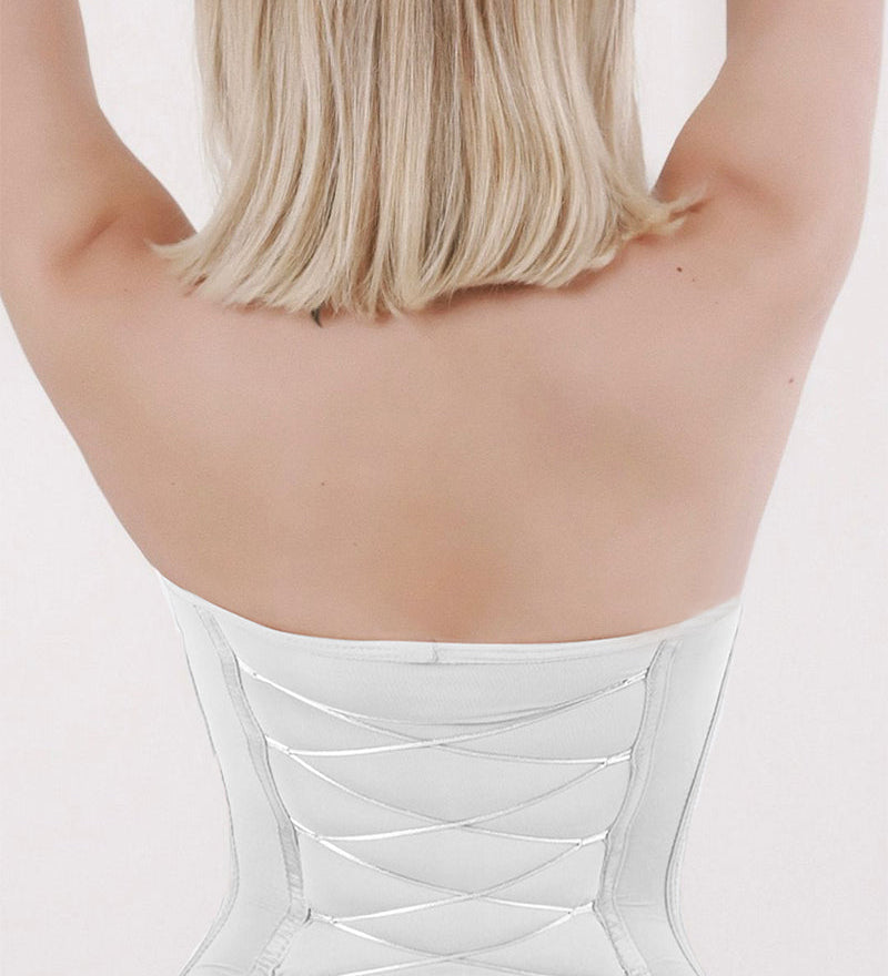 Sorelyne® Sexy Back Lace-up Thong Seamless Skinny Bodysuit