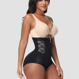High Waist Tummy Control Butt Lifter Zipper Panty