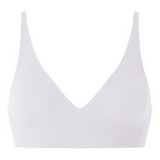 Seamless V-Neck Wireless Push Up Bra