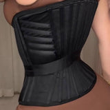 Girdles Colombianas Boned Corset Waist Trainer With Elastic Band