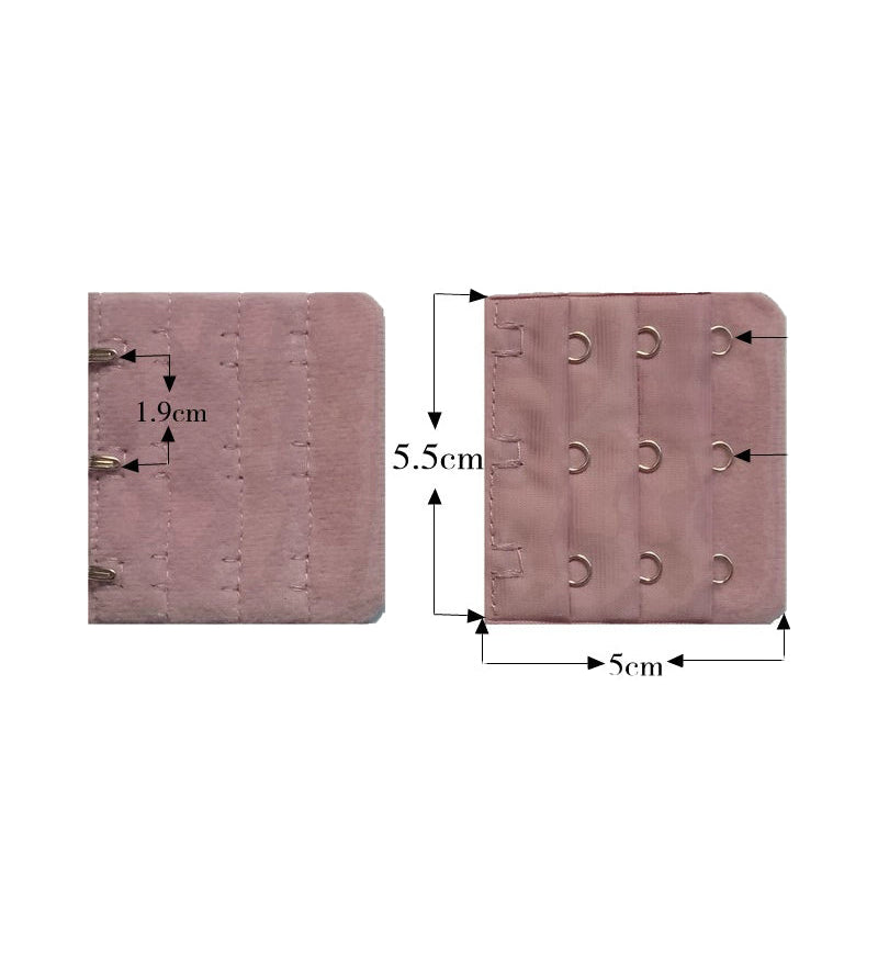 Underwear Extension Buckle 3 Rows 3 Buckles