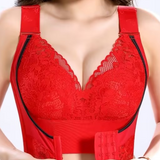 Women's Large Size Front Clasp Push Up Shaping Bra