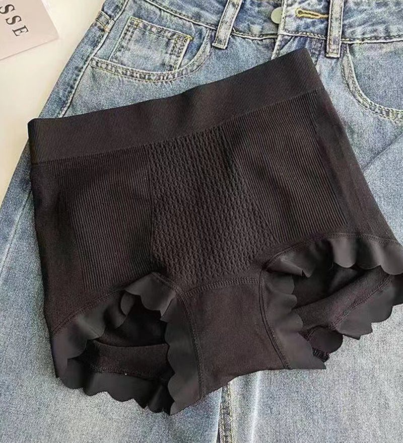 High Waist Tummy Tuck Cotton Antibacterial Bottom Seamless Underwear
