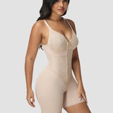 Sorelyne® Lace Panel Full Body Shaper with Front Zipper
