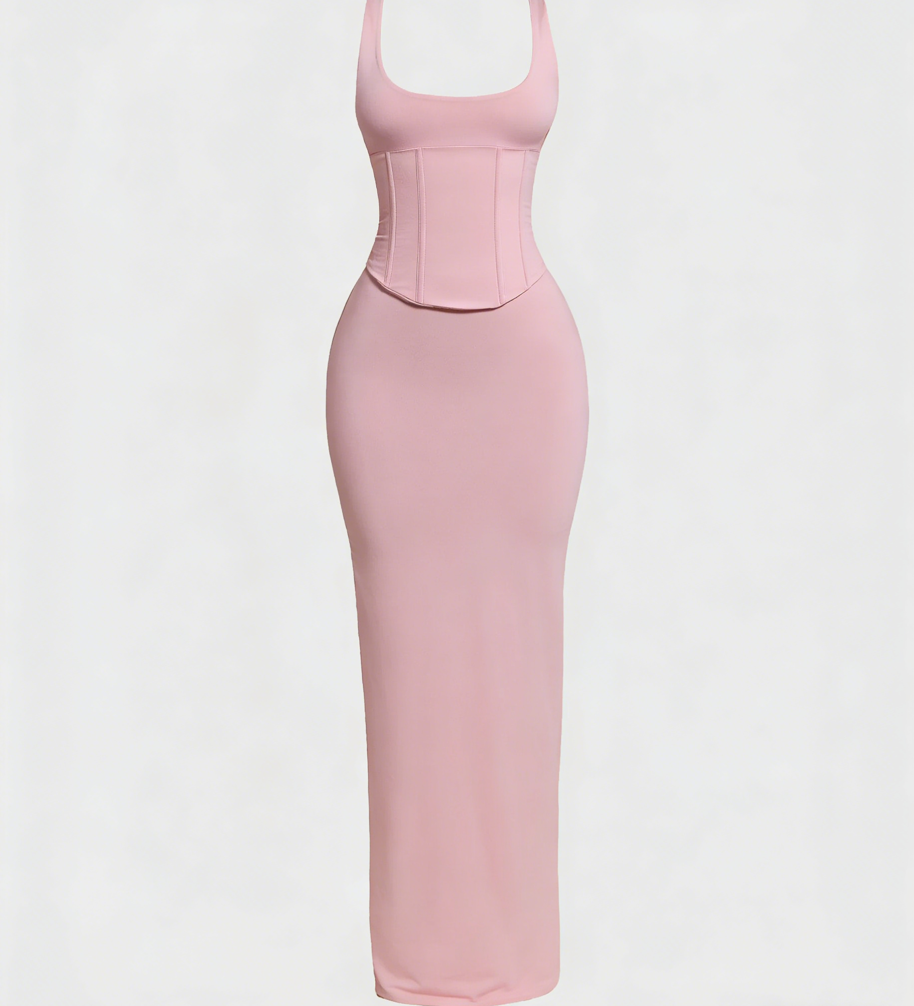 Hourglass Figure Body Shaper The Corset Maxi Dress Two-Piece Set