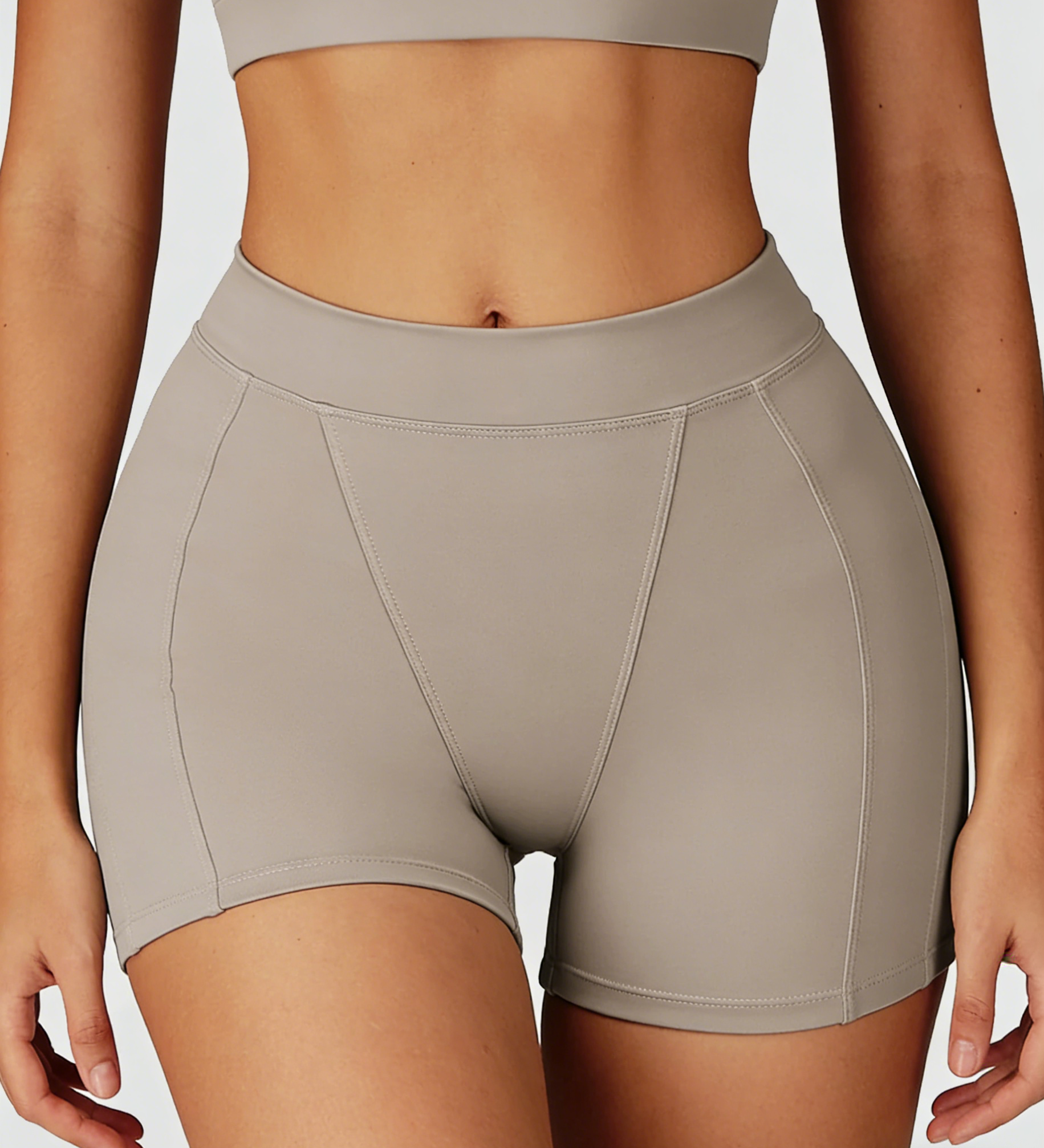 Core High-Waist Casual Style Hot Shorts Belly Wrap Tight Slim Outdoor Running Fitness Yoga Shorts