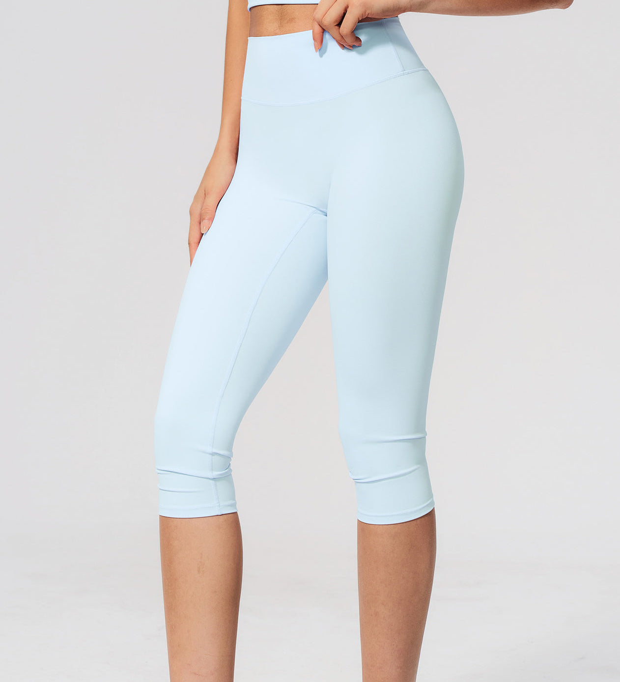 High Waist Tummy Control Butt Lifting Capri Yoga Leggings
