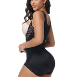 Sorelyne® Girdles Colombianas Open Bust Lace Patchwork Body Shaper