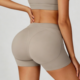 Core High-Waist Casual Style Hot Shorts Belly Wrap Tight Slim Outdoor Running Fitness Yoga Shorts