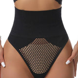 Hollow Thin High Waist Shapewear Tummy Shaping Thong