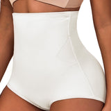 High Waist Compression Mesh Patchwork Tummy Control Panties