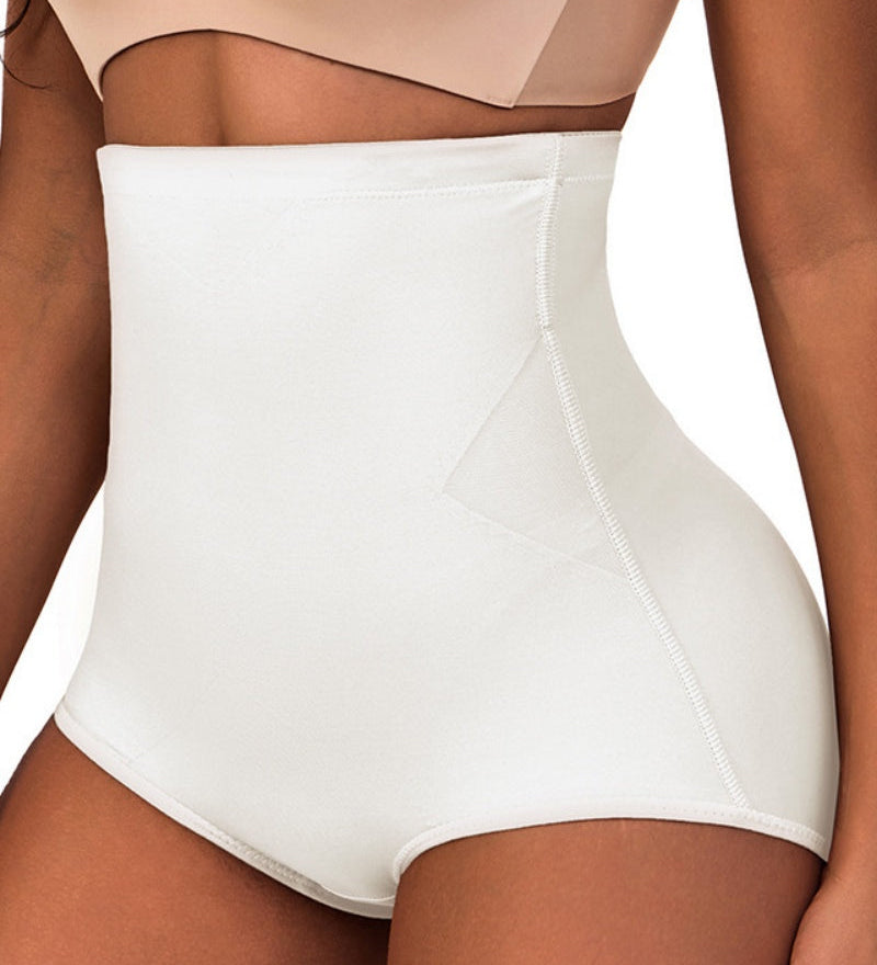 High Waist Compression Mesh Patchwork Tummy Control Panties