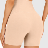 High Waist Seamless Tummy Control Butt Lifting Anti‑Roll Shaping Shorts