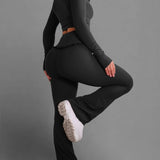 Ballet Ruffled Flare Leggings