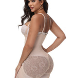 Sorelyne® Hip Mesh High Waisted Girdle Shaping Shorts with Zip Closure for Women