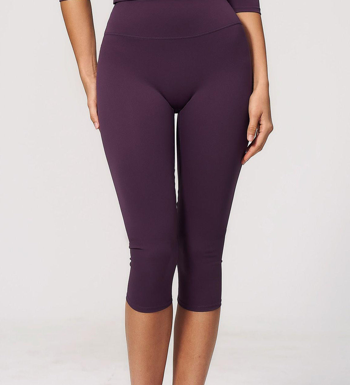 High Waist Tummy Control Butt Lifting Capri Yoga Leggings
