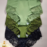 3 Pack High Waist Lace Tummy Control Butt Lifting Shaping Underwear