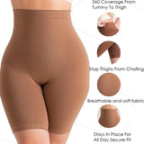 High Waisted Tummy Control Thigh Slimmer Body Shaper Shorts