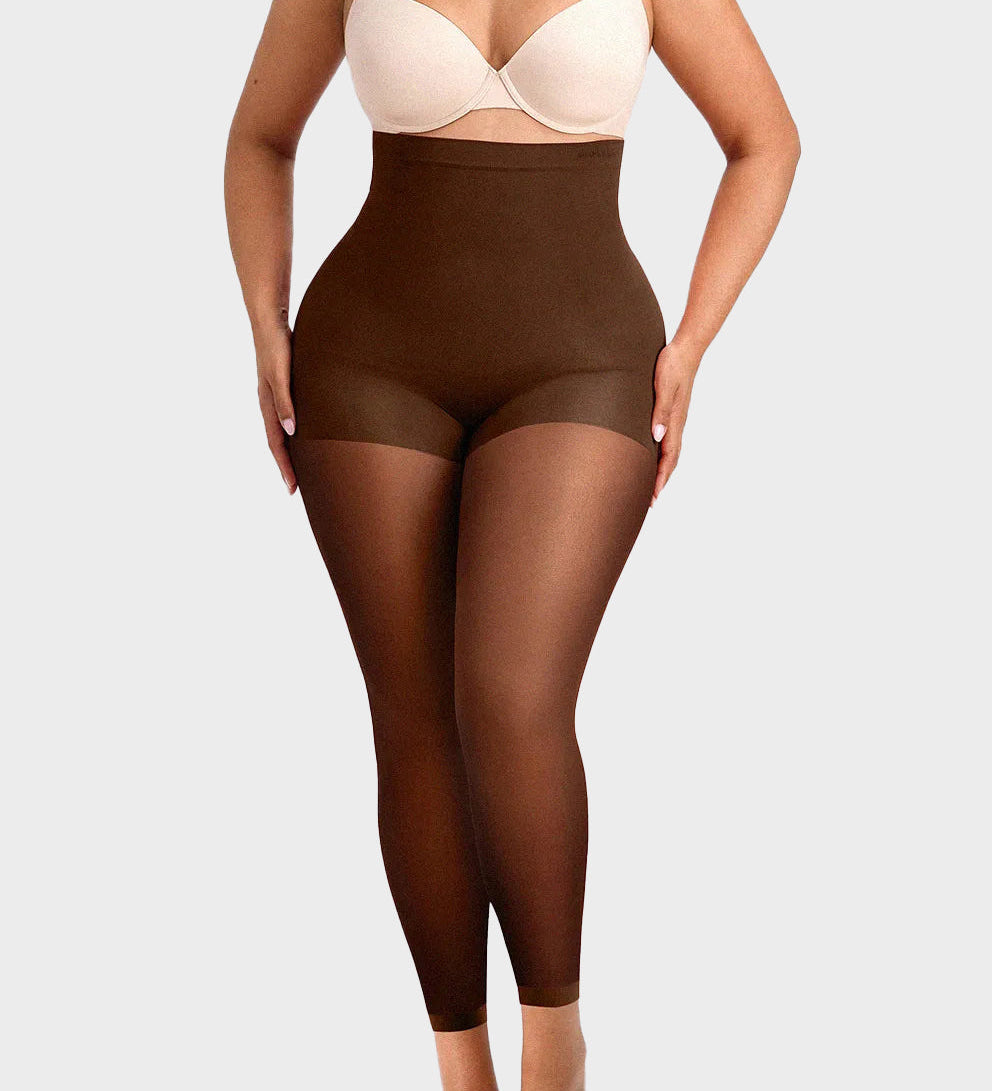 High Waisted Sheer Shaping Tights