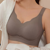 Thin Breathable Wire Free Double Lift Anti Sagging Minimizer Bra