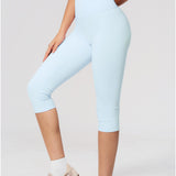 High Waist Tummy Control Butt Lifting Capri Yoga Leggings